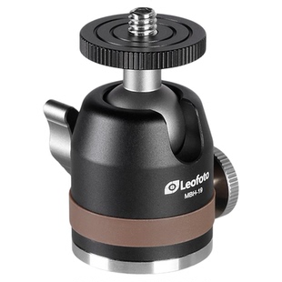 徕图Leofoto MBH-19迷你手机微单gopro 90°全景底座万向球形云台