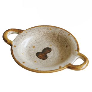 泽滕家双耳盘凉菜饺子蛋糕甜品点心骨碟精致下午茶歇餐具可爱创意