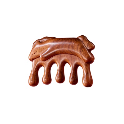 梵沐记十二生肖午马按摩梳经络木梳本命年礼物送妈妈实用梳子礼盒