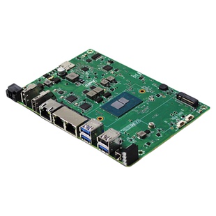 4寸机器视觉主板N305八核AGV机器人控制板3网口LVDS/EDP宽压9-36V