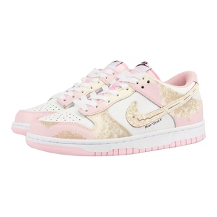 定制 NikeDunk 皮革 礼袋舒适百搭 减震 低帮 儿童板鞋 男女同款