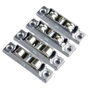 88型塑钢窗滑轮塑料门窗滚轮80型推拉铝塑窗凹轮子滑轨平移窗轱辘