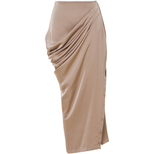 从那以后新中式半身裙包臀半裙夏粉色小裙子长裙设计感礼服穿搭女