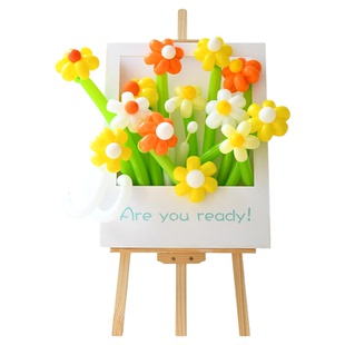 布置幼儿园毕业气球布置幼儿园迎宾牌kt板花束装饰小学教室装扮