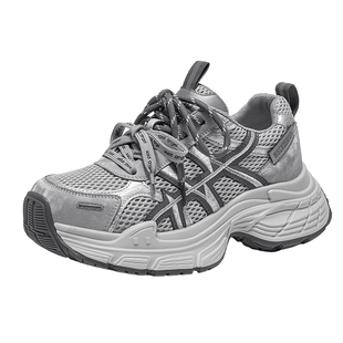 戈美其厚底老爹鞋女2026新款网面透气增高小个子百搭休闲运动鞋子