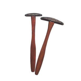 专业响铜铸造编钟槌大型仿古乐器编钟琴槌打击锤子铜锤红木柄榔头