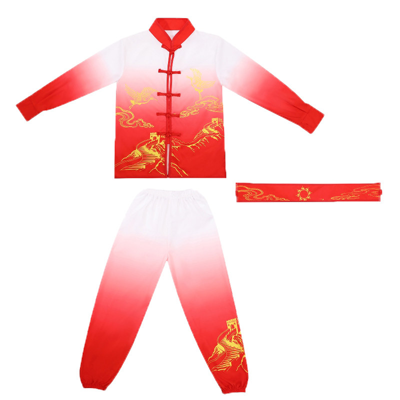 武术表演服太极拳练功服八段锦服
