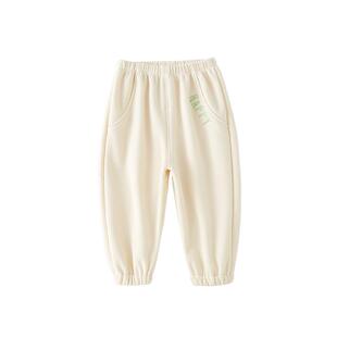 女童裤子春秋款一体绒宝宝休闲薄绒卫裤儿童小童运动裤幼儿园裤子