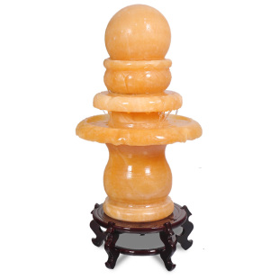 透光流水球中号圆球转动球石材假山流水喷泉摆件装饰客厅开业礼品