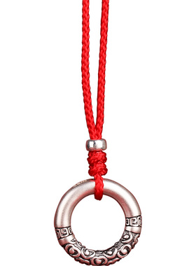 999纯银平安扣吊坠女款饰品