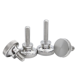 304不锈钢高头滚花螺钉手拧螺丝手扭快拧锁紧螺钉M2M3M4M5M6M8M10