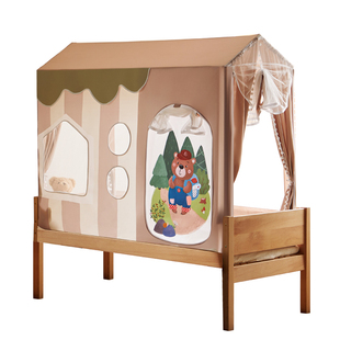 拼接床蚊帐2026新款专用儿童床婴儿防摔家用卧室高级小床上帐篷