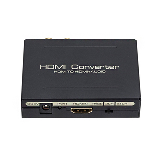 hdmi音频分离器ps4机顶盒接显示器4k高清转3.5光纤模拟音频转换器