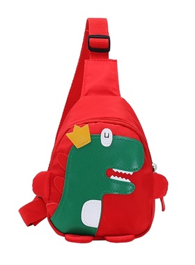 网红儿童包包2024新款潮时尚男童单肩可爱恐龙小包包小女孩斜挎包
