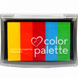 Tsukineko CP日本进口月猫渐变印台  五色渐变印台橡皮章手帐印片