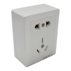 南帆 05 小型二三插座 明装五孔五眼扁插座墙壁开关面板电源插座