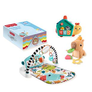 费雪低幼龄玩具大礼包早教启蒙安抚哄睡益智学爬满月礼生日礼