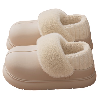 EVA可拆卸防水棉拖鞋女款冬季