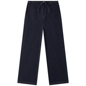 Marc O'Polo26春季新款呼吸棉舒适经典阔腿直筒裤汉麻牛仔长裤女