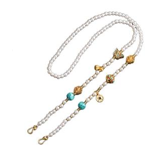 设计师款新中式吊坠配链锦鲤锁双耳挂链天子门生八宝罗盘链条新款