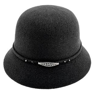 羊毛帽子女秋冬高级感显脸小帽子女款2025新款冬天时尚潮流渔夫帽