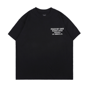 FEAR OF GOD FOG圣诞节展会限定联名短袖美潮高街宽松反穿男女T恤
