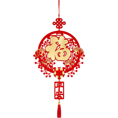 招财进宝中国结客厅福字挂件