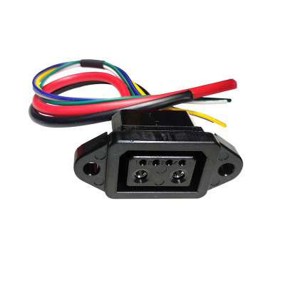 爱玛星恒锂电池4平方插头座转换