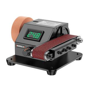 电动砂带机磨刀机专用全自动家用小型打磨抛光机工业级沙带磨光机