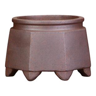 柴烧紫砂花盆室内桌面小号悬崖竹子兰草金弹子专用盆古典高档特价