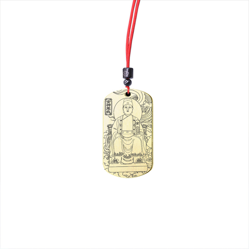 五行金神吊坠西方金神蓐收神像牌