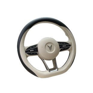适用岚图梦想家方向盘套真皮汽车把套原车色纳帕皮防滑运动改装饰
