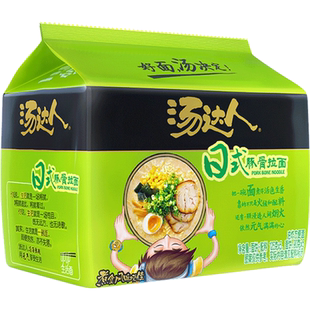 统一汤达人方便面日式豚骨拉面速食面食品面皮泡面速食