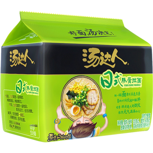 统一汤达人方便面日式豚骨拉面速食面食品面皮泡面速食