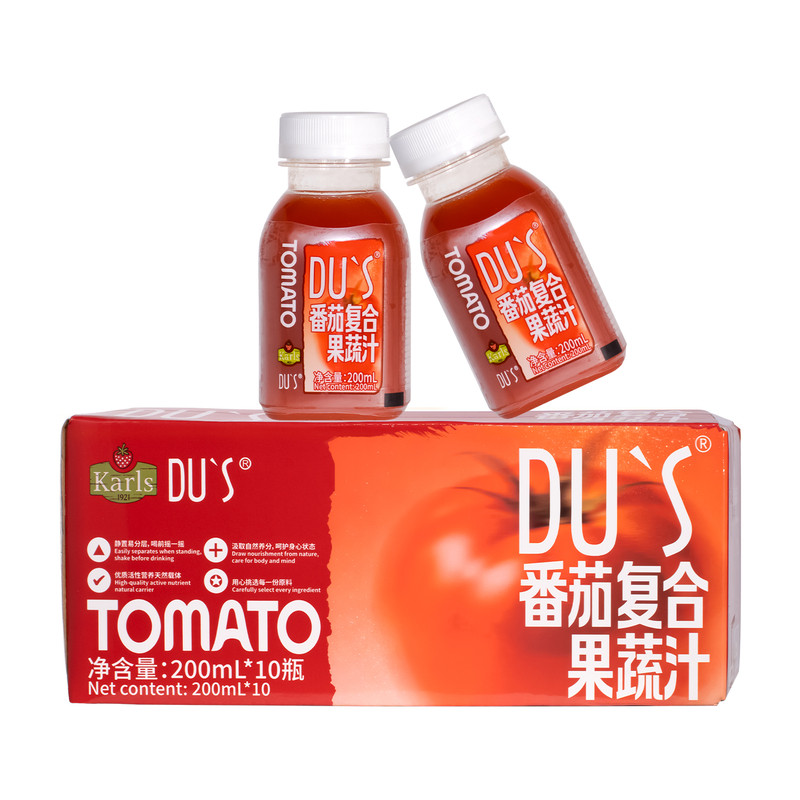 杜氏100%果蔬汁饮料番茄汁无纯果蔬汁/纯果汁