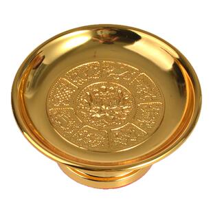 供盘果盘纯铜家用供奉合金贡盘供果果盘上供用品供品水果盘贡品盘