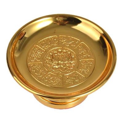 供盘果盘纯铜家用供奉合金贡盘供果果盘上供用品供品水果盘贡品盘