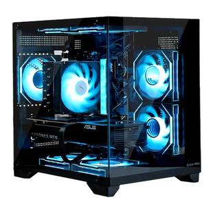 【Intel旗舰】长城S1 MIN黑色DIY主机台式组装三角洲行动游戏电脑整机245K/14600KF/14700KF/5070Ti/5060Ti