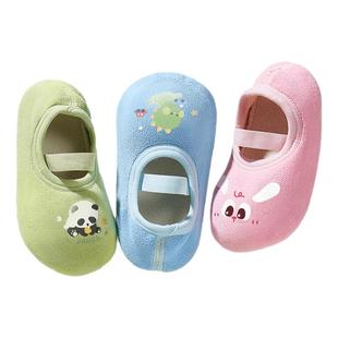 宝宝地板袜婴儿袜子夏季防滑隔凉宝宝学步鞋软底秋冬季室内学步袜