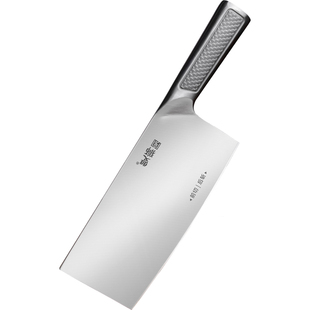 双狮菜刀家用不锈钢斩切刀厨师专用切菜刀砍切刀斩切两用厨房刀具