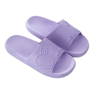 流氓兔凉拖鞋女夏季简约室内厚底防滑情侣浴室洗澡居家软底拖鞋男