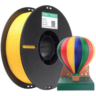 易生eSUN PETG 3D打印机耗材FDM材料高透明度高韧性线条1kg 1.75/2.85mm广告发光字体适用于拓竹创想等打印机