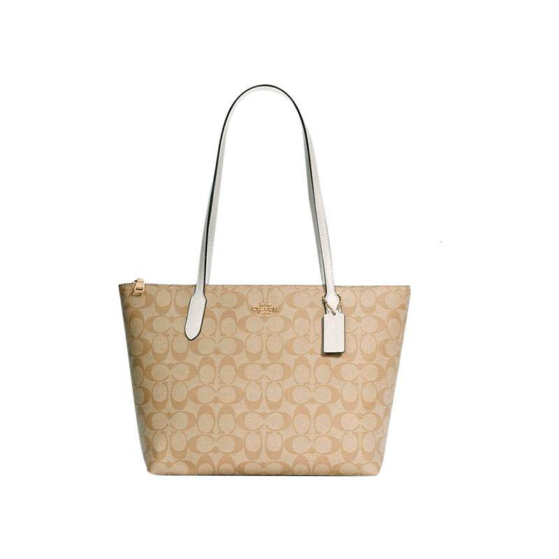 【自营】COACH/蔻驰女City23托特包Tote包购物袋单肩手提包 CU759