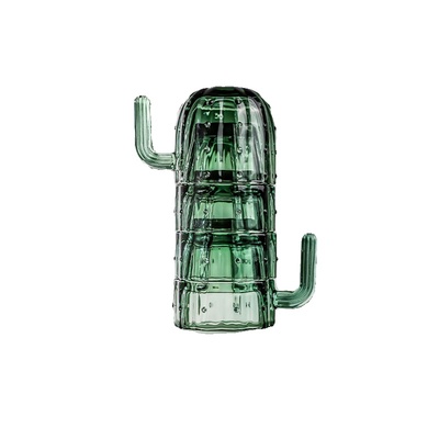 仙人掌造型原色玻璃不易掉色