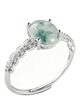 S925银戒指空托个性女款镶嵌戒托