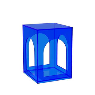 亚克力创意透明展示台商场店铺中岛高低台子流水台服装店装饰摆件