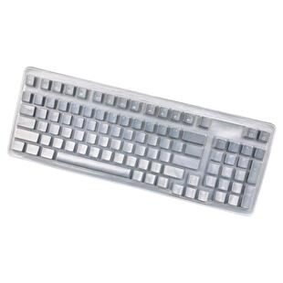 隆视键盘膜适用罗技K848机械键盘保护膜灵砚Logitech K868台式机电脑按键防尘罩凹凸垫硅胶套键位全覆盖配件