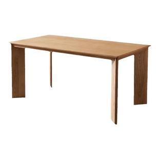 日式实木餐桌现代简约原木方形大板桌白蜡木书桌民宿家用桌椅组合