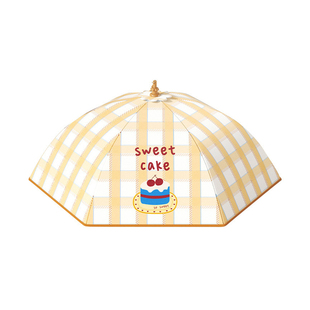 保温菜罩家用厨房饭菜神器可折叠餐桌遮尘菜盖罩剩菜罩叠餐食物罩