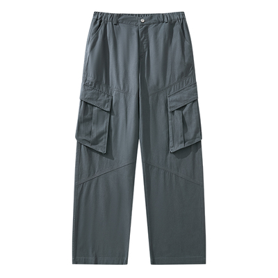 【美式工装】纯棉水洗裤子男款